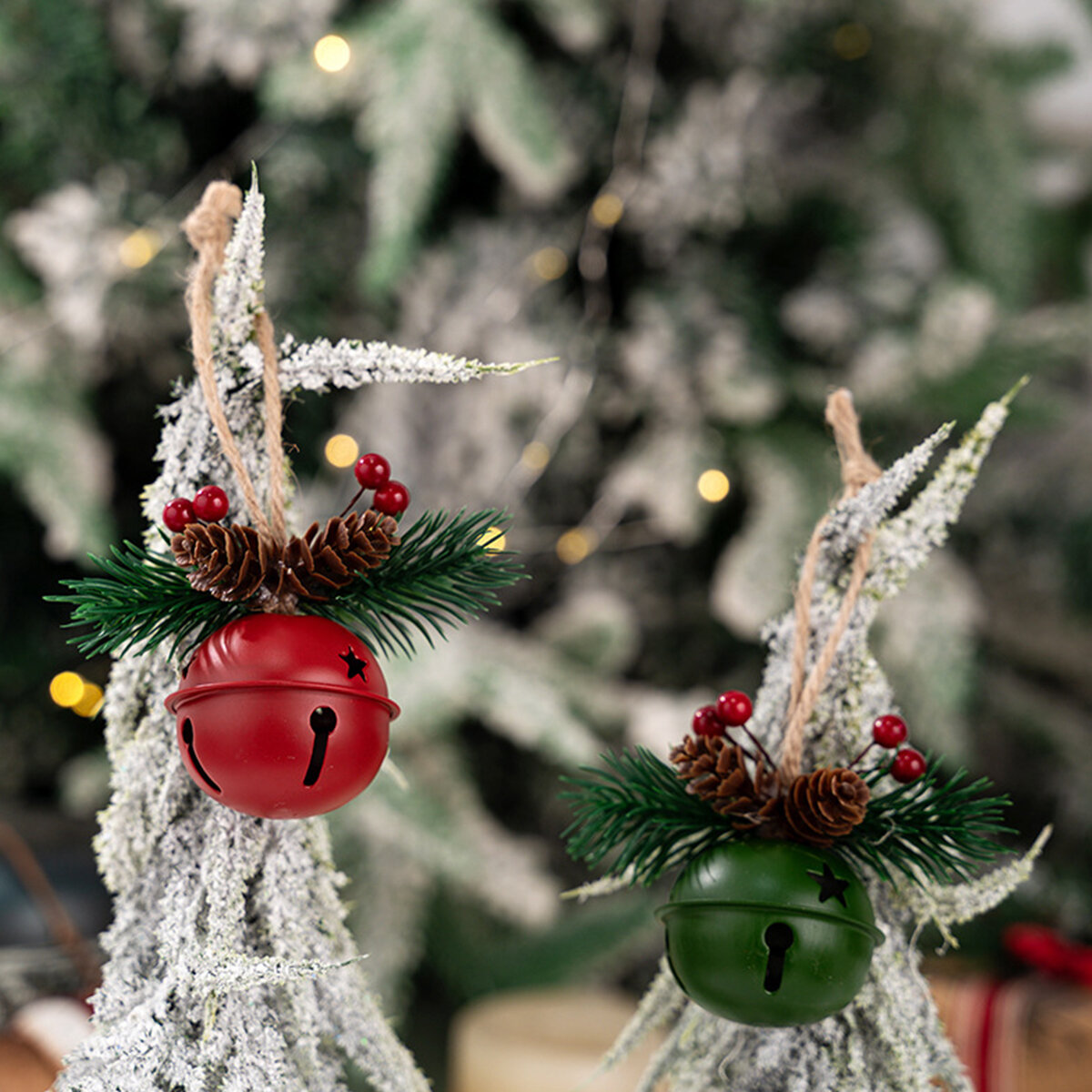 Christmas Tree Bell Pendant