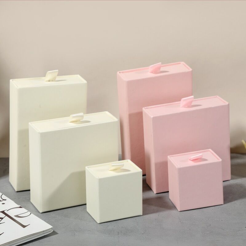 1 Piece Solid Color Paper Jewelry Box h5 Picture3