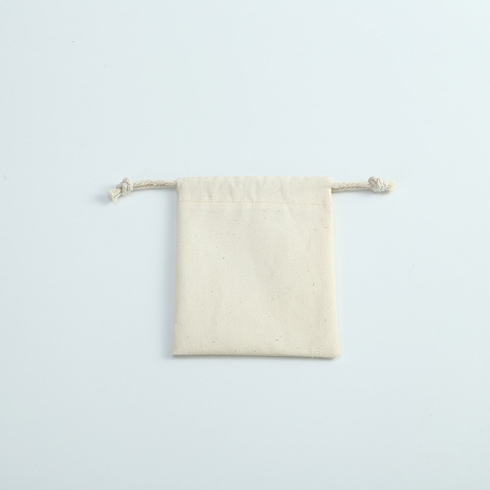 1 Piece Cotton Drawstring Jewelry Bag 