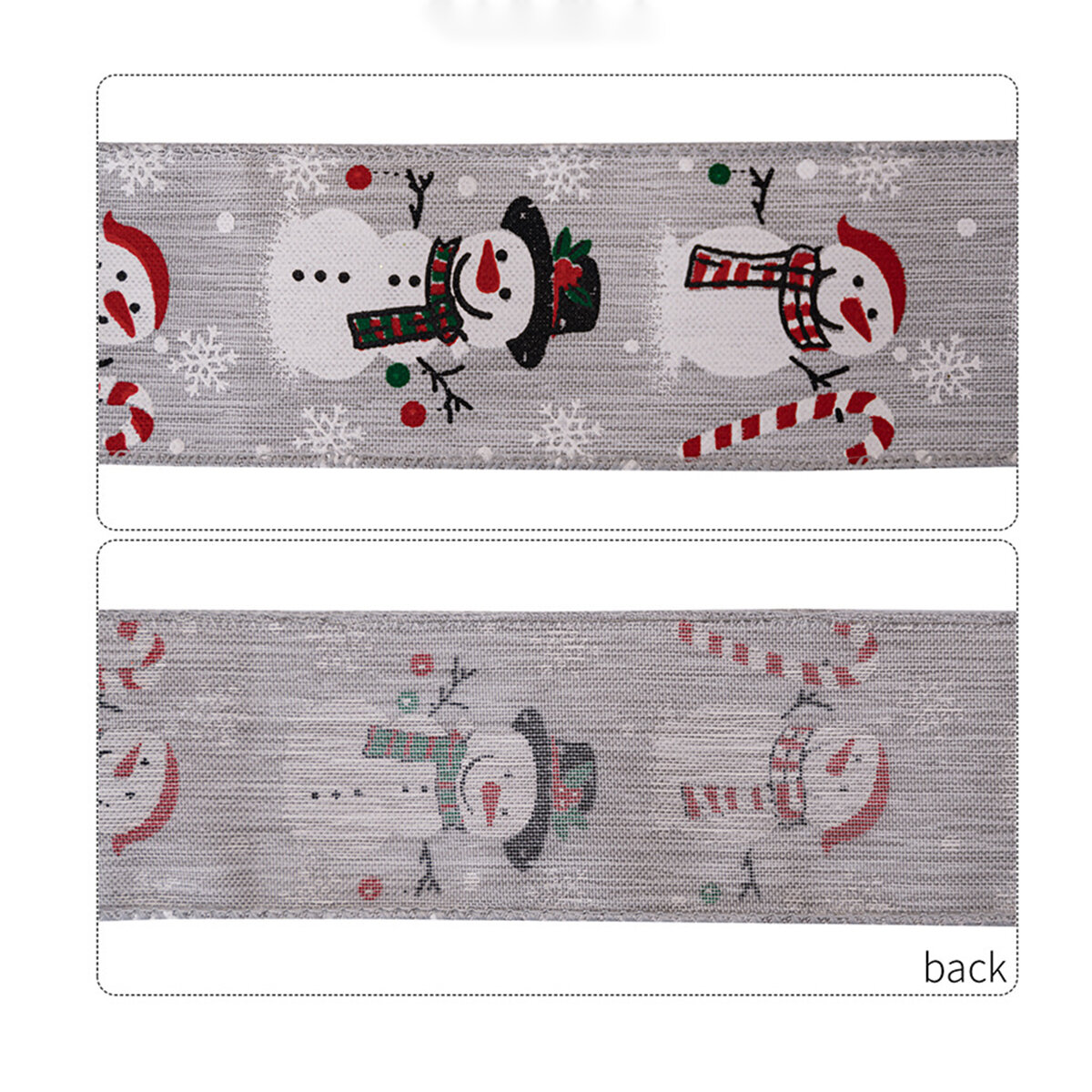1 rol kerstdecoratief lint Afbeelding6