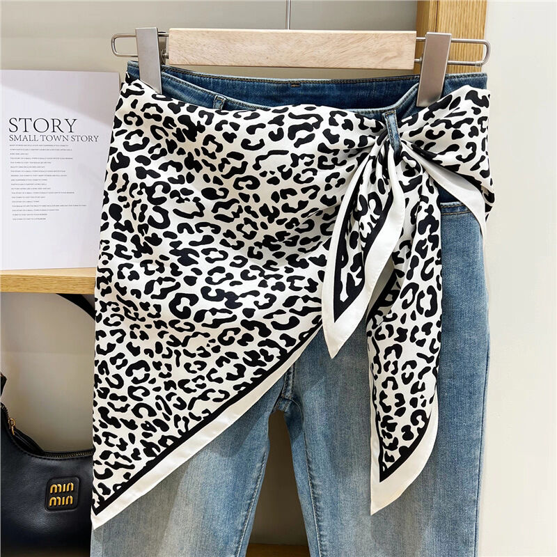 1 Piece Retro Leopard Print Pattern Bandana