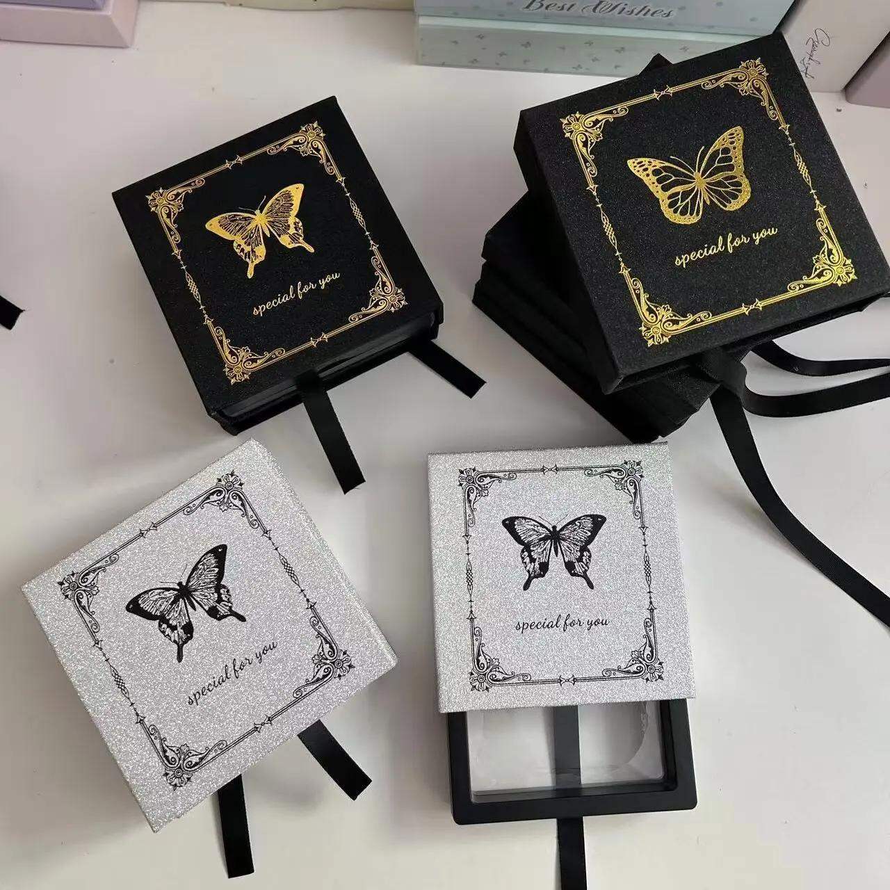 Butterfly Paper Jewelry Box Customized Logos Available h5Picture4