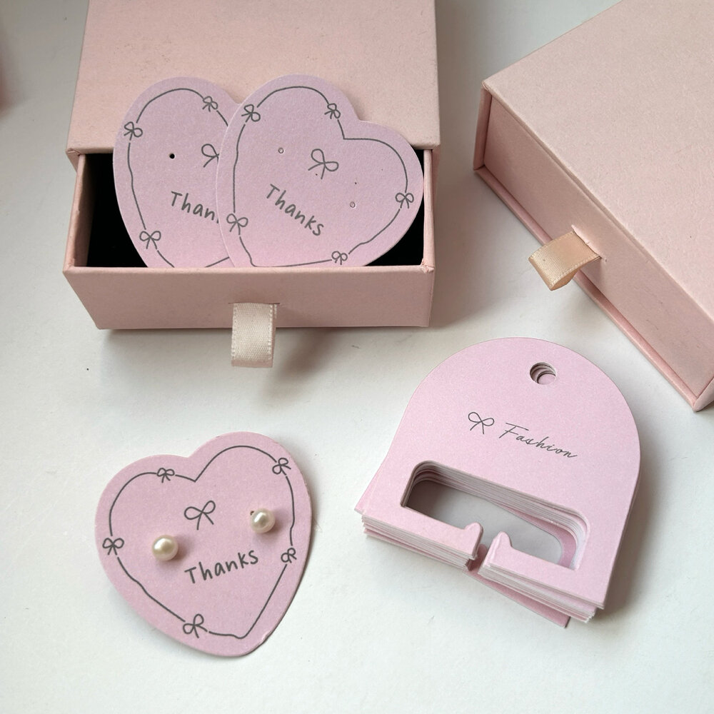 Jewelry Packaging Cards Customized Logo Available h5Picture3
