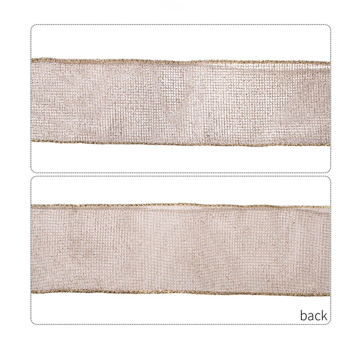 1 rotolo di nastro decorativo natalizio h5 Immagine6