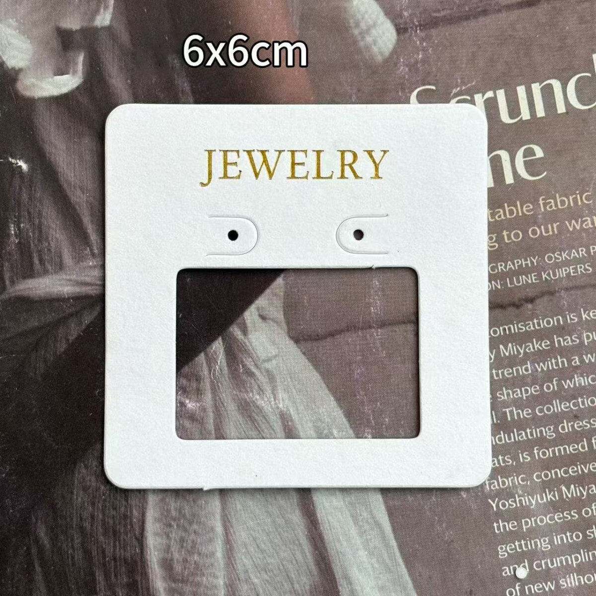 Jewelry Packaging Cards