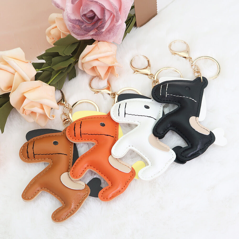 1 Piece Cute Horse PU Keychain h5 Picture3