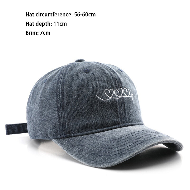 1 Piece Casual Heart Baseball Cap h5