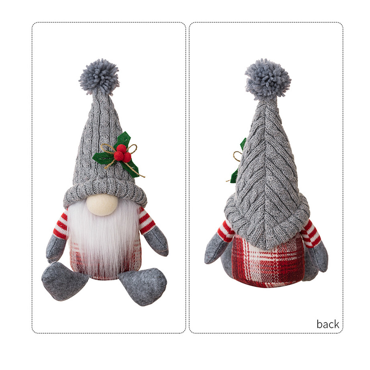 1 pezzo di bambola decorativa natalizia h5 Immagine6
