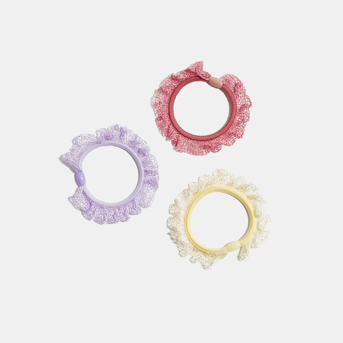 Simple Series Sweet Flower Fabric Scrunchies h5 Picture3