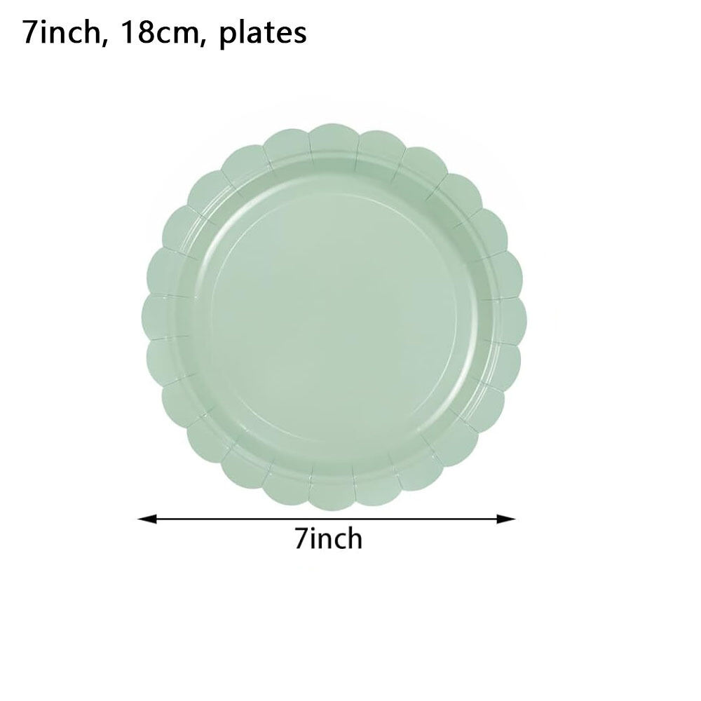 Simple Series Daily Circle Wedding Party  Festival Decorative Paper Party Packaging h5 
