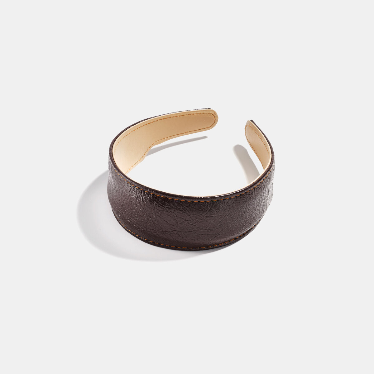 Classic Series Retro Solid Color Leather Hair Bands
