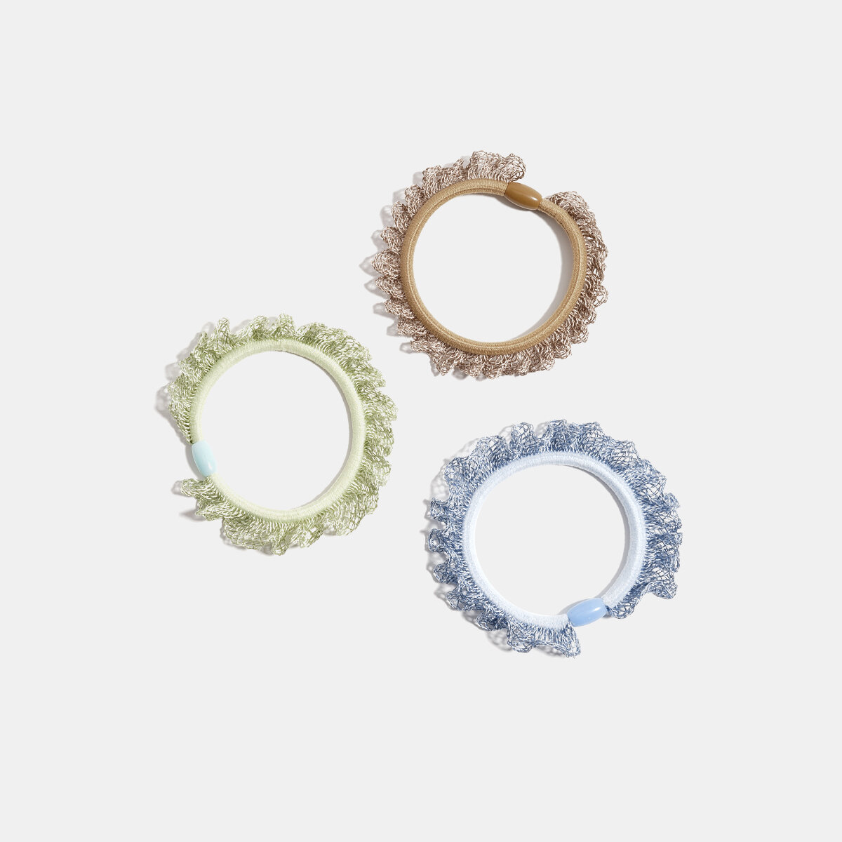 Simple Series Sweet Flower Fabric Scrunchies h5Picture2