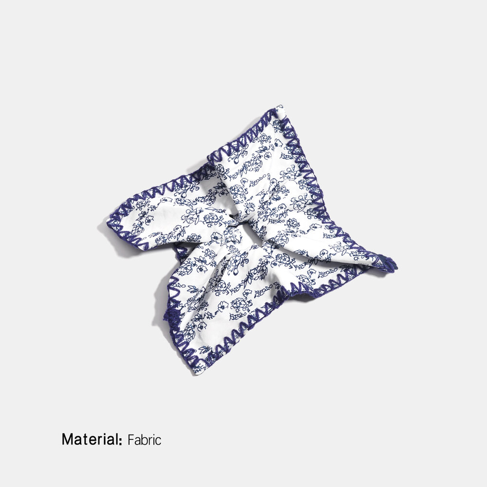 Classic Series Retro Flower Fabric Scrunchies