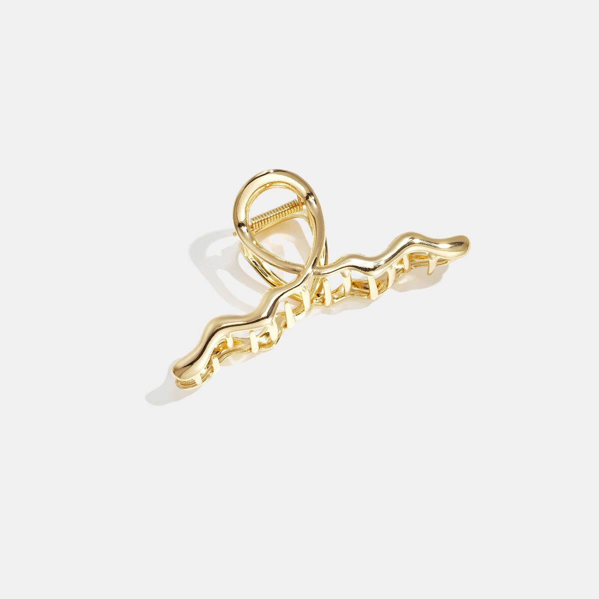 Simple Series Casual Solid Color Alloy Hair Claws