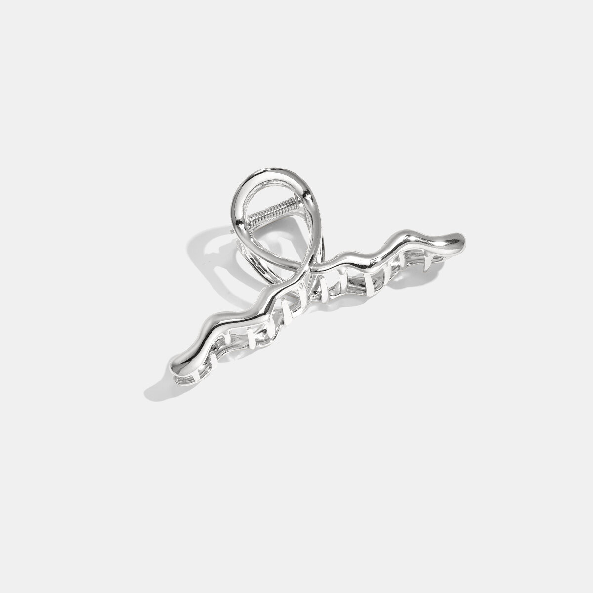 Simple Series Casual Solid Color Alloy Hair Claws 2
