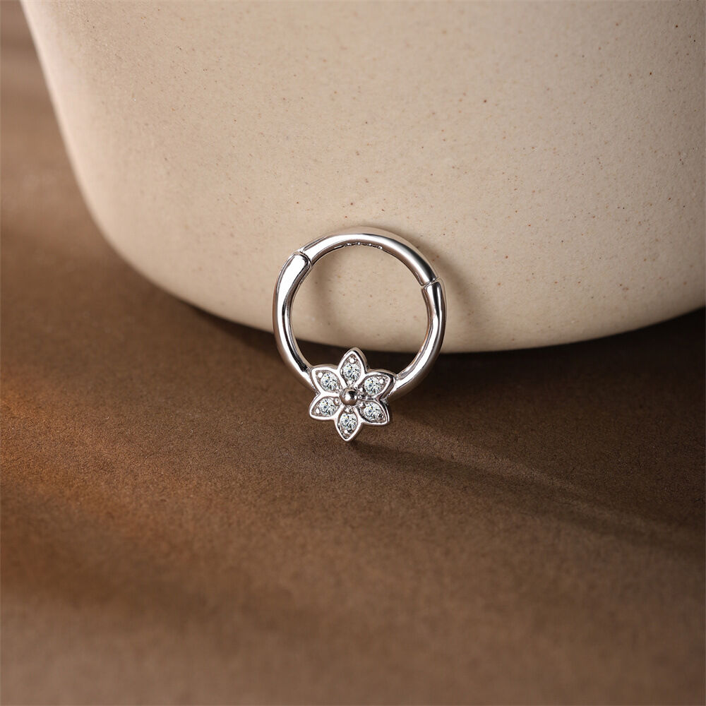 Luxuriöse, schlichte, unregelmäßig geformte Moissanit-Ohrringe für Damen aus S925-Platin. h5Bild3