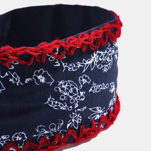 Classic Series Retro Flower Fabric Scrunchies h5 Picture3