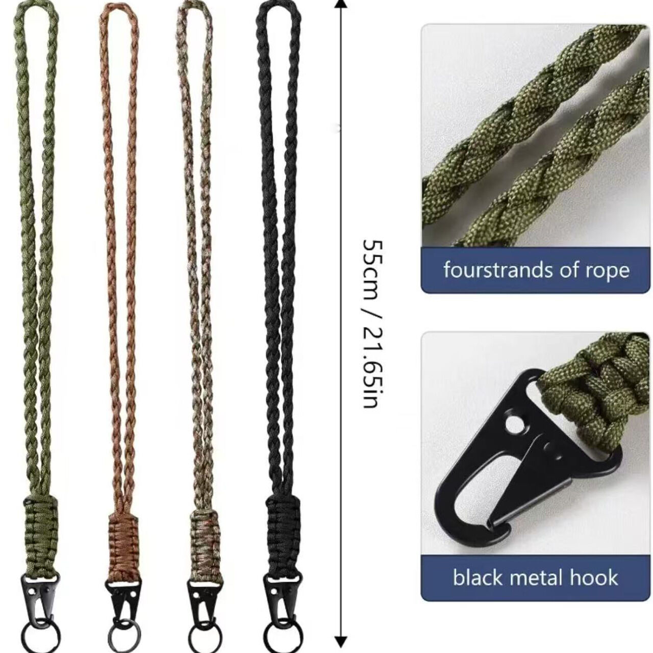 Casual Versatile Multi colored Outdoor Hanging Weaving Buckles h5Picture5