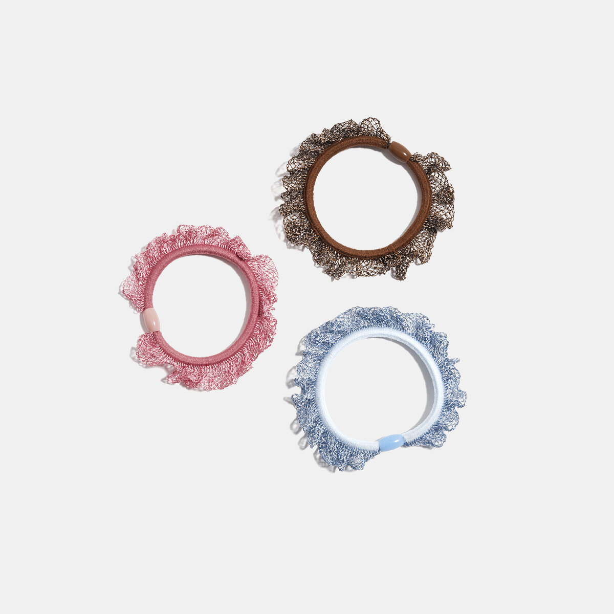 Simple Series Sweet Flower Fabric Scrunchies