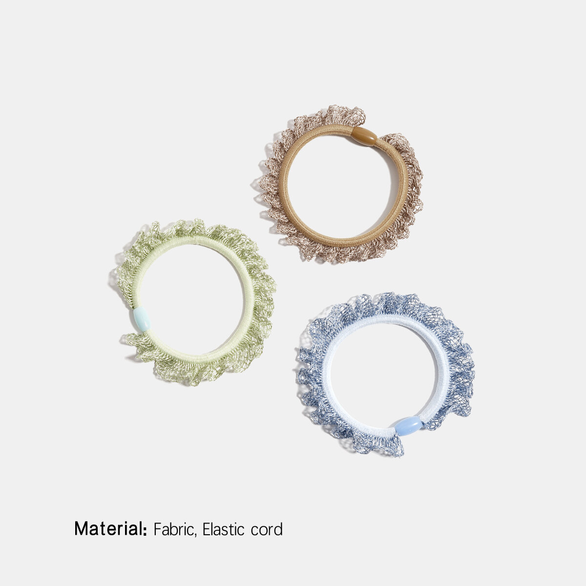 Simple Series Sweet Flower Fabric Scrunchies h5