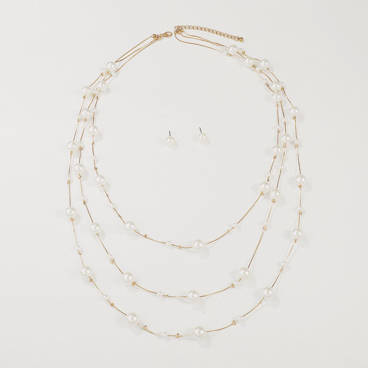 Romantic Series Elegant Beads Ccb Women's Beaded Necklaces 2