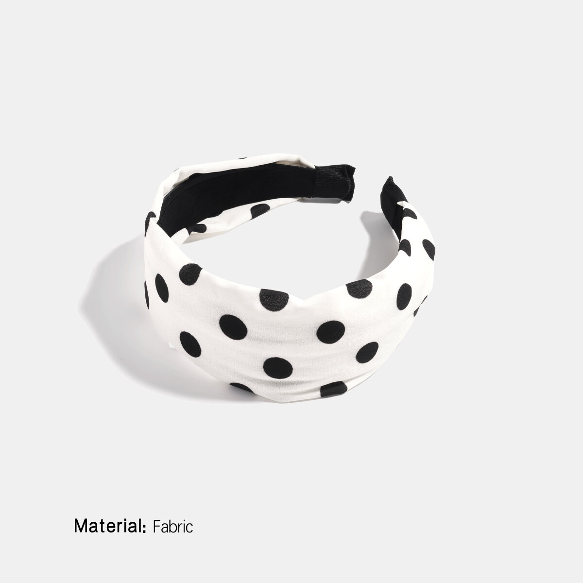 Classic Series Retro Polka Dots Fabric Hair Bands 