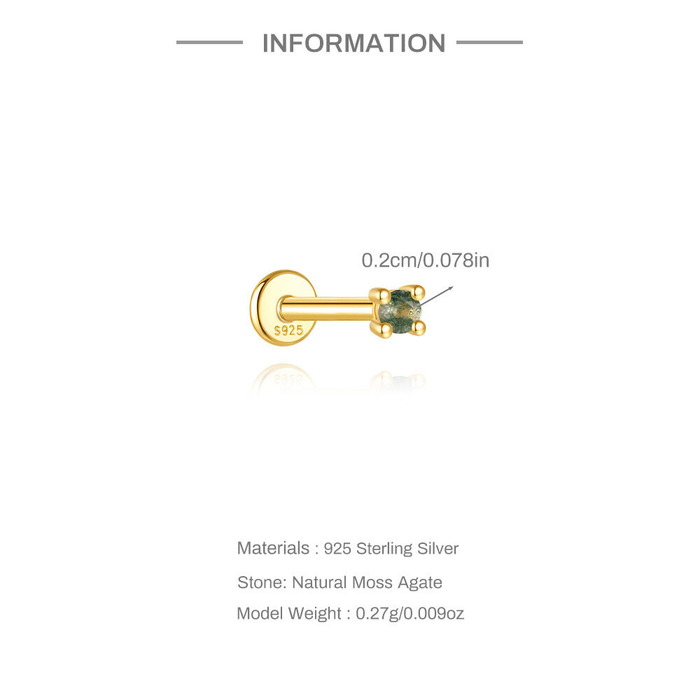 Elegant Irregular Shape Tassel  Gold Color  Natural Stone Zircon Women's 925 Sterling Silver Color Earrings h5 Picture2