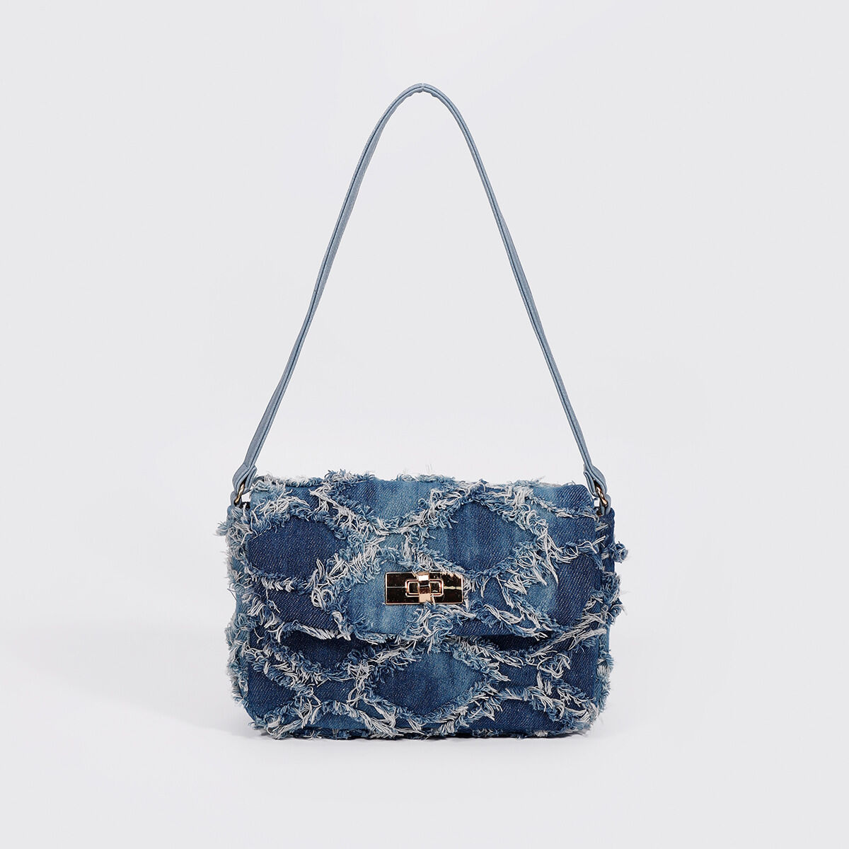 Casual Style Quilted Stitching Patchwork Tassel Solid Color Mixed Color Geometric Shape Polyester Women's Square Bag