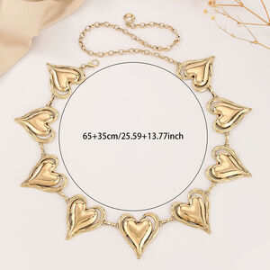 Simple Series Daily Heart Alloy Women's Waist Chains h5