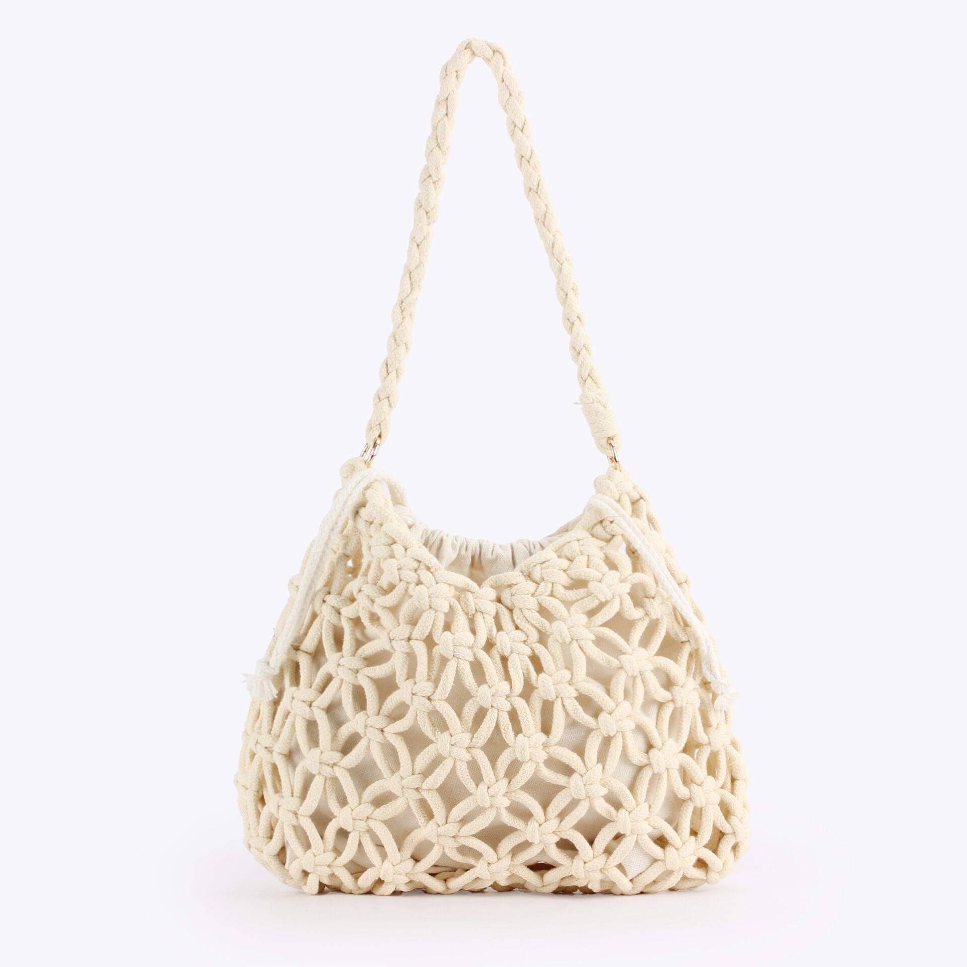 Casual Style Woven Woven Braided Rope Women's Round Bag Picture2