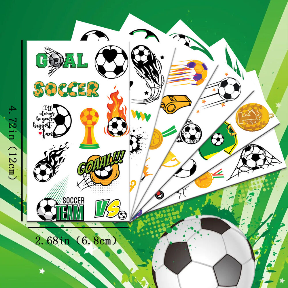 Simple Series Sports Cartoon Figure Football Tattoo Stickers Picture2