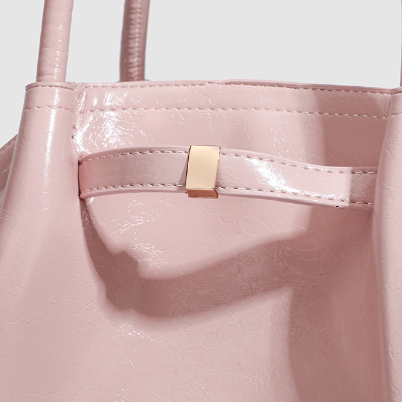 Minimalist Style Metal Hardware Solid Color Women's Pillow Bag h5Picture6