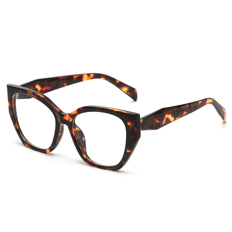 Simple Series Daily Solid Color Leopard Print Mixed Color Optical Glasses 2