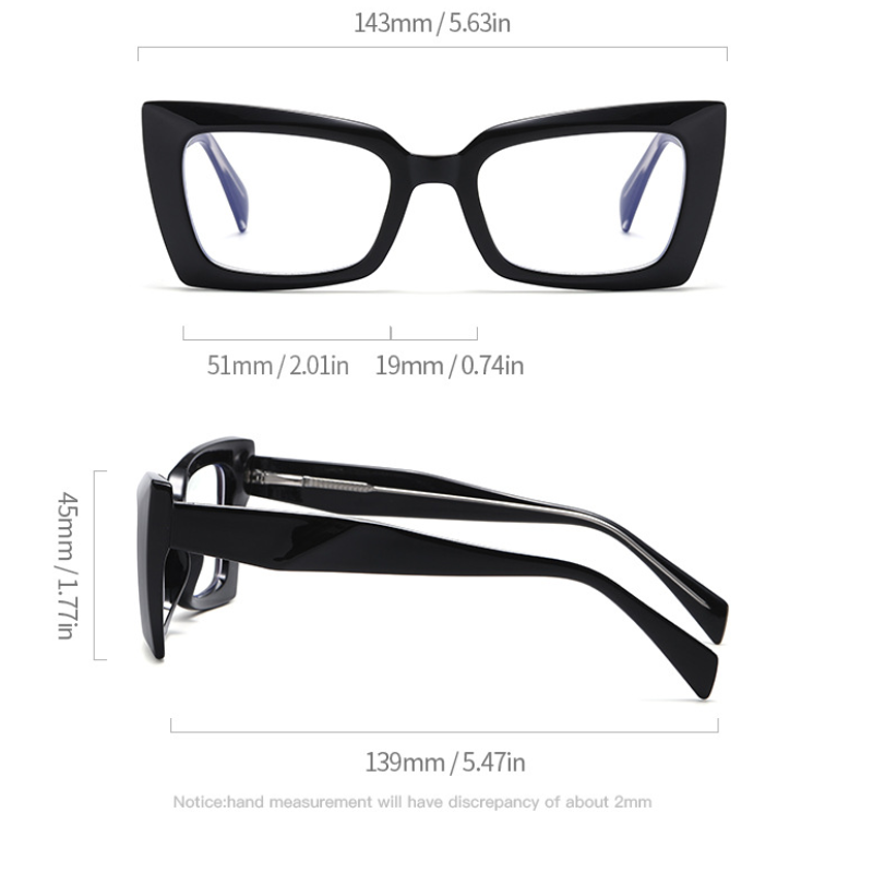 Simple Series Retro Irregular Shape Leopard Print Gradient Color Unisex Optical Glasses Picture2