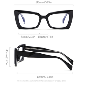 Simple Series Retro Irregular Shape Leopard Print Gradient Color Unisex Optical Glasses h5 Picture2