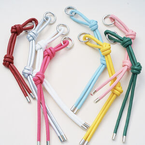 Simple Series Daily Solid Color Twist Pu Bag Charms h5 Picture2