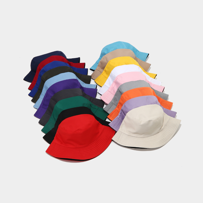Simple Series Daily Solid Color Cotton Bucket Hats 2