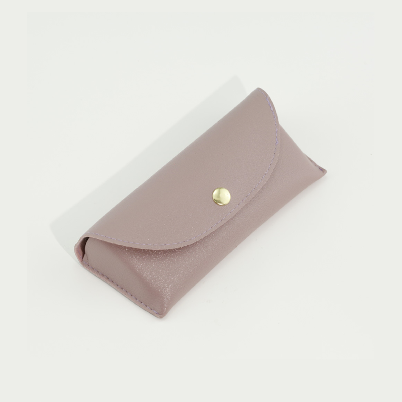 Simple Series Daily Solid Color Pu Sunglasses Storage Bags h5 Picture2