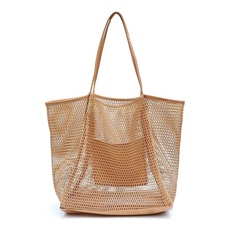 Vacation Style Woven Solid Color Woven  Women's Tote Bag