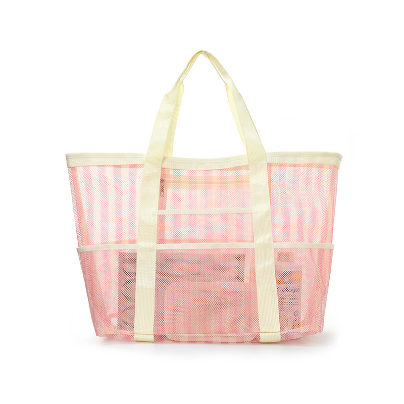 Vacation Style Printed Stripe Mixed Color  Women's Tote Bag