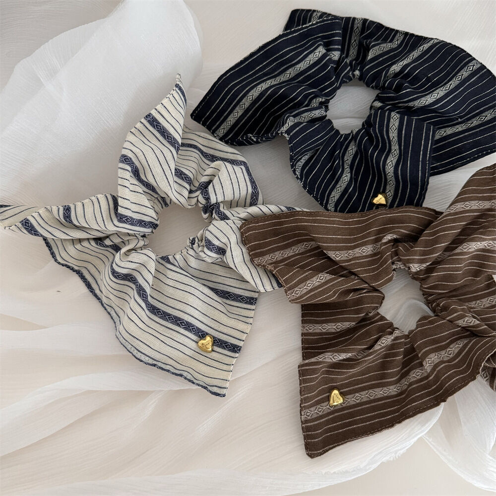 Simple Series Daily Stripe Fabric Scrunchies