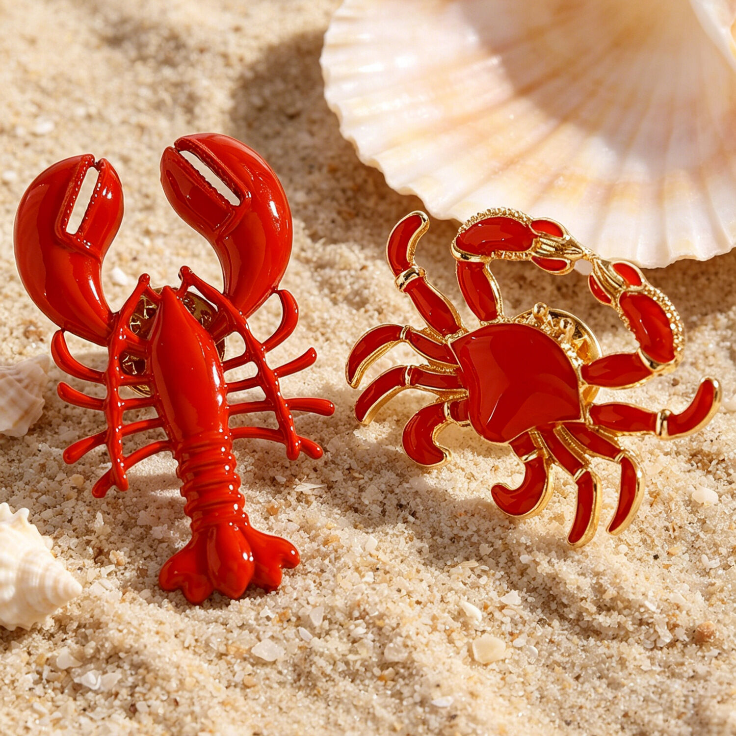 Simple Series Vacation Animal Oceanic Style Alloy Brooches