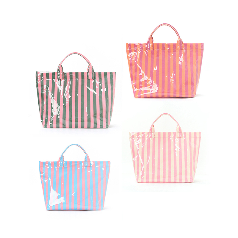 Casual Style Printed Stripe Mixed Color  Women's Tote Bag h5 Picture3