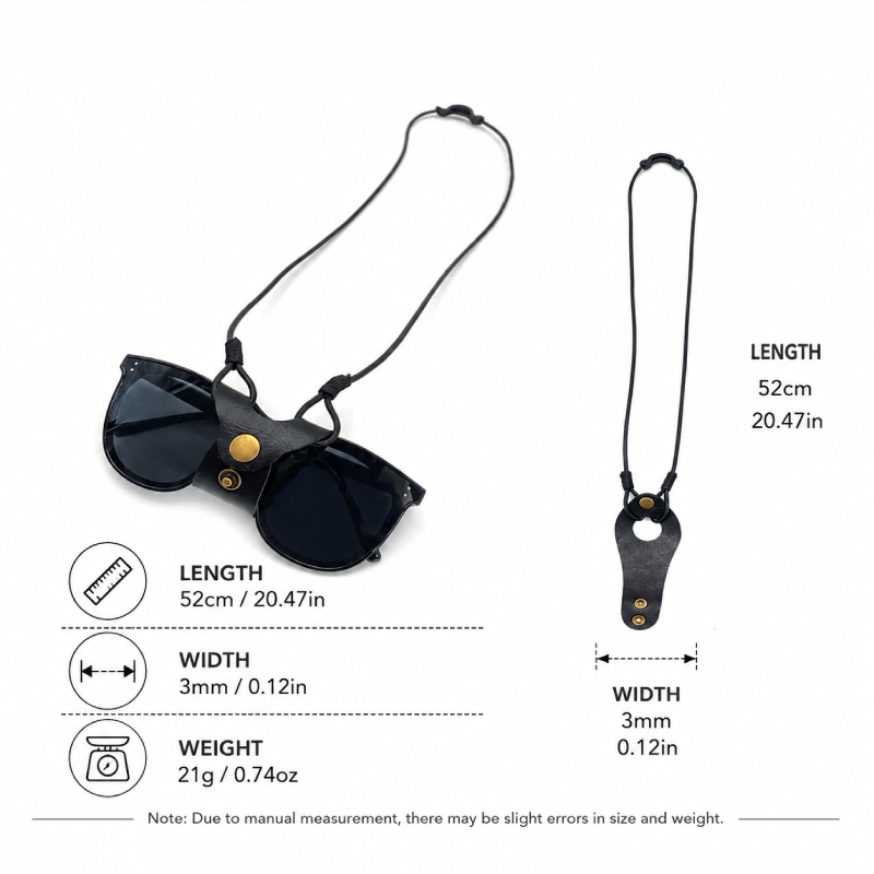 Simple Series Retro Solid Color Leather Sunglasses Accessories h5 Picture6