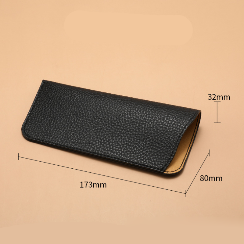 Simple Series Daily Solid Color Pu Sunglasses  Storage Bag h5 