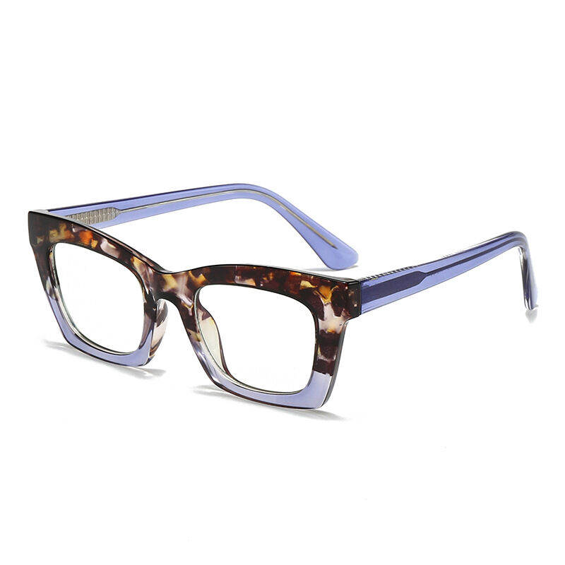 Simple Series Daily Solid Color Leopard Print Mixed Color Gradient Color Optical Glasses