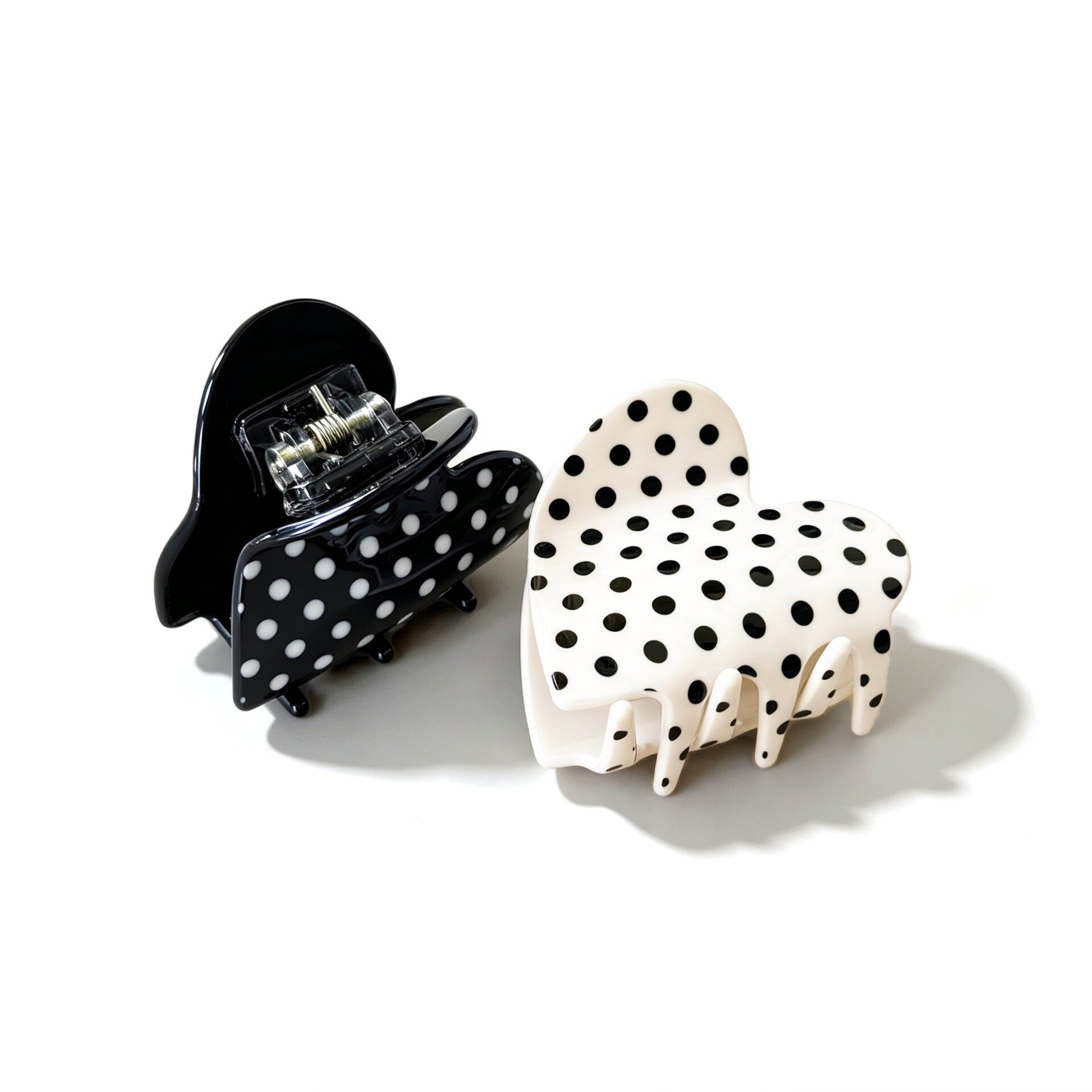 Simple Series Retro Polka Dots Acetate Hair Claws h5Picture4