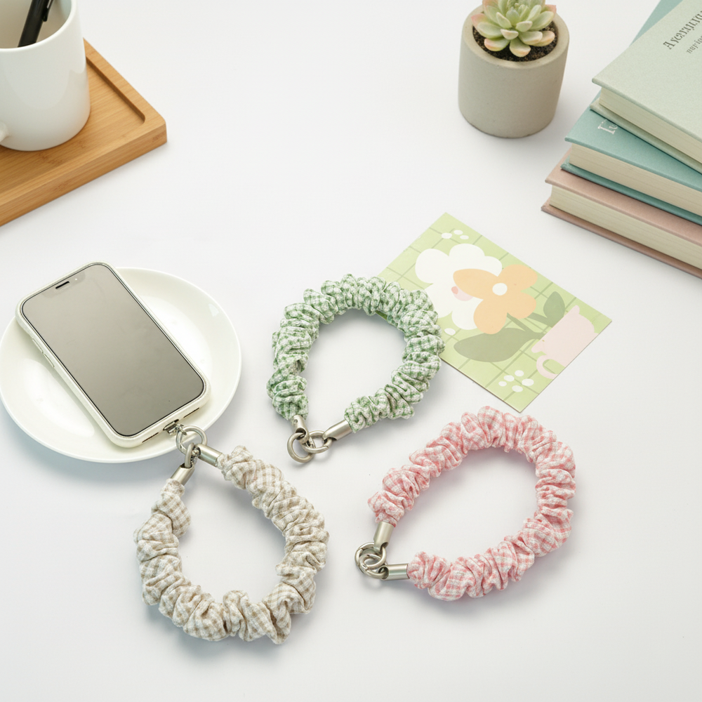 Simple Series Casual Flower Polyester Phone Chain Picture2