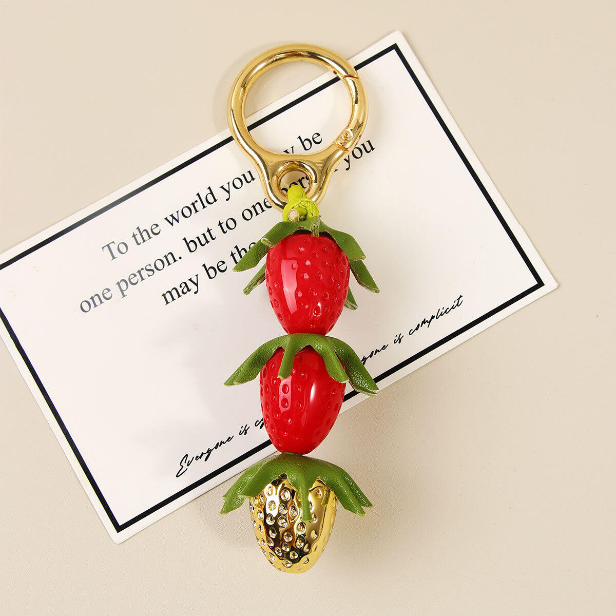 Simple Series Daily Fruit Resin Bag Charms