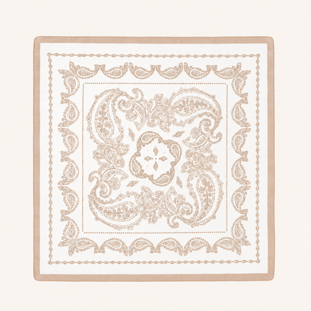 Simple Series Bohemian Solid Color Paisley Pattern Polyester Summer Scarves